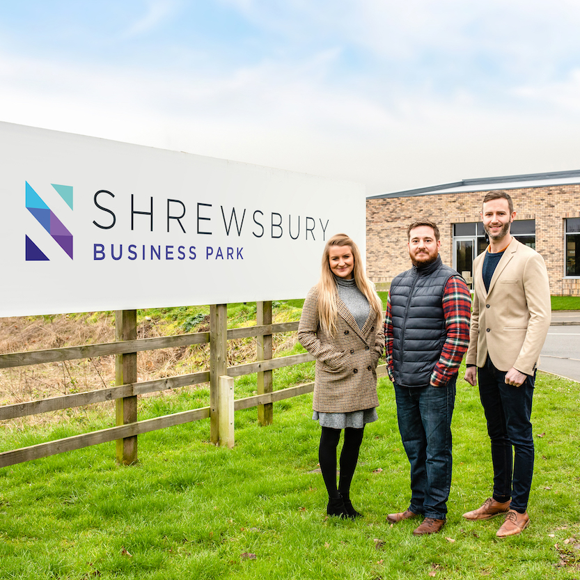 Shrewsbury Business Park branding