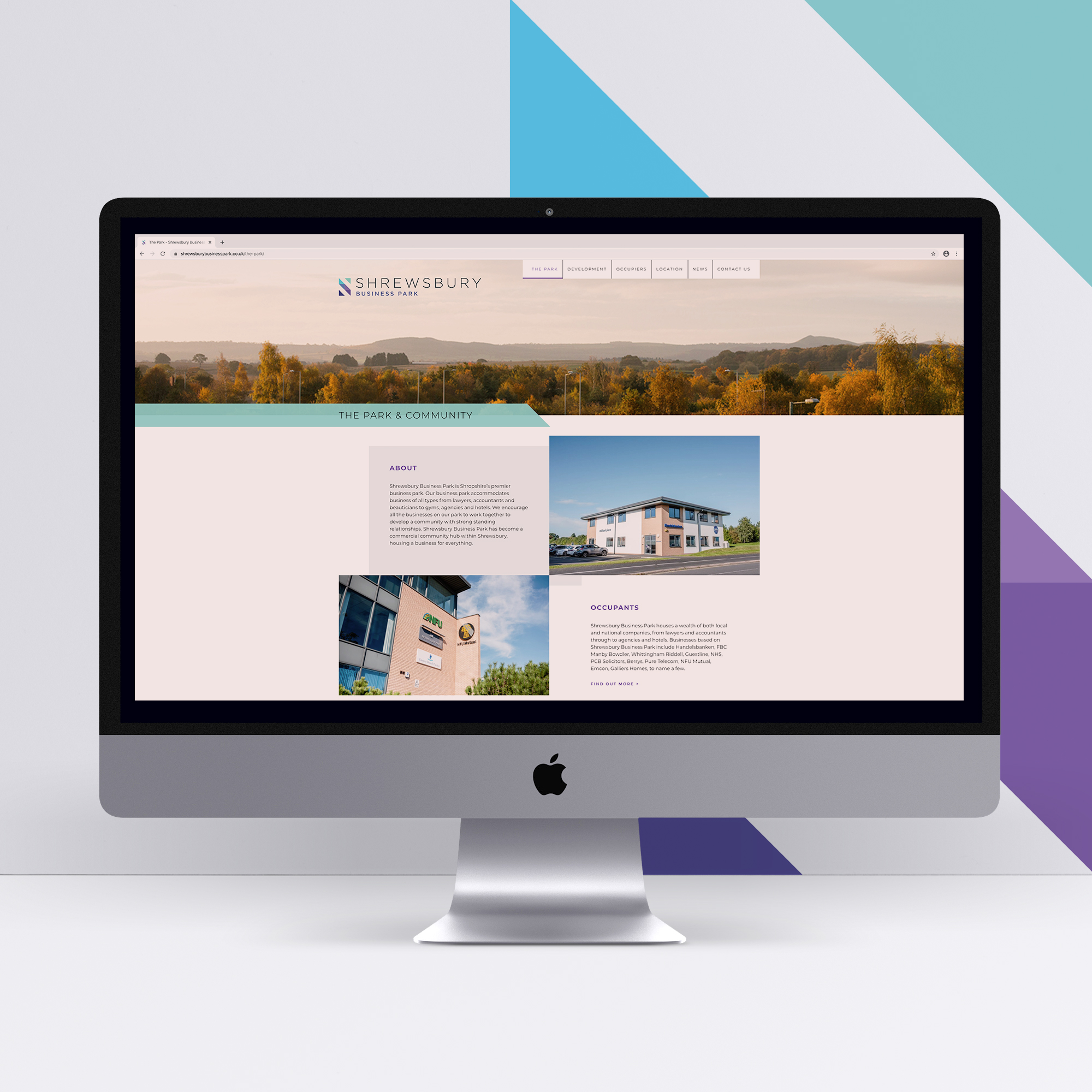 Shrewsbury Business Park website