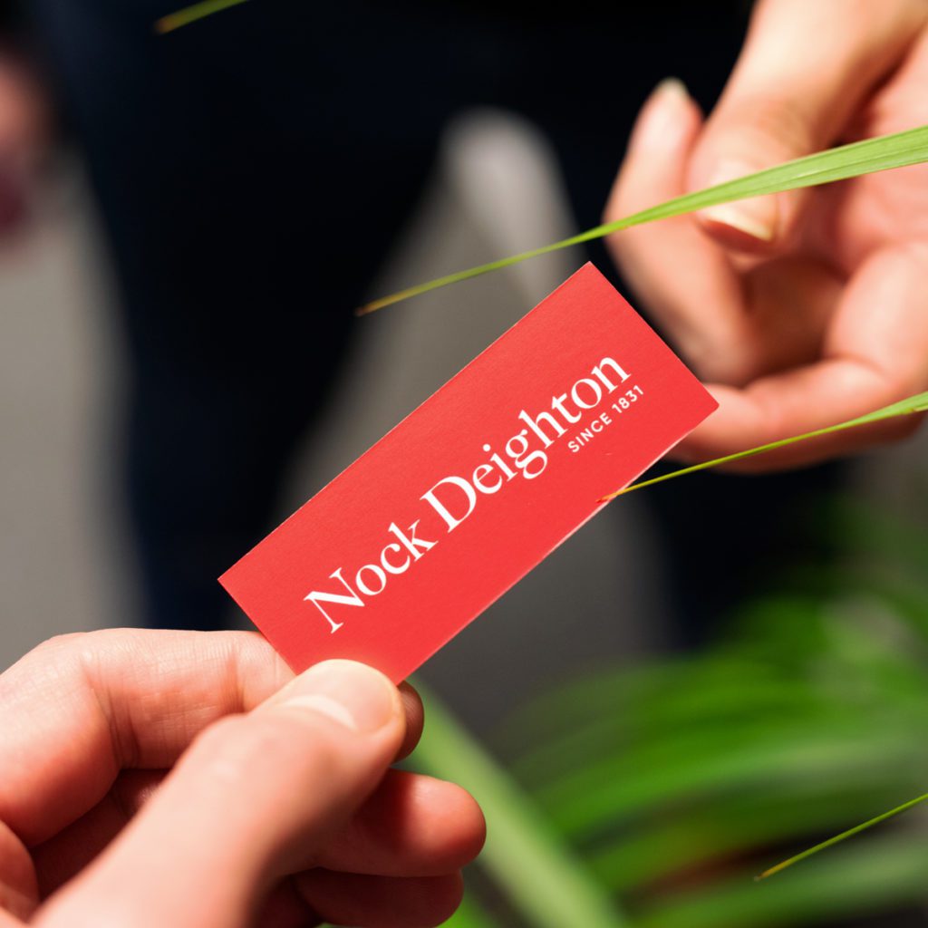 Nock Deighton business card