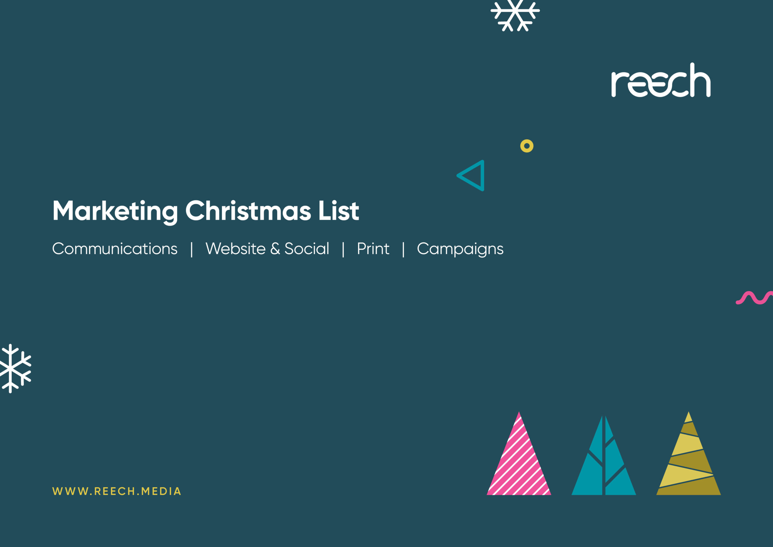 Christmas Marketing List brochure | Reech